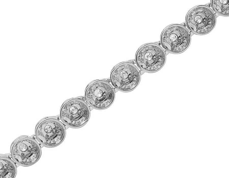 10K White Gold Diamond 7MM Tennis Chain Necklace 8 CT 33