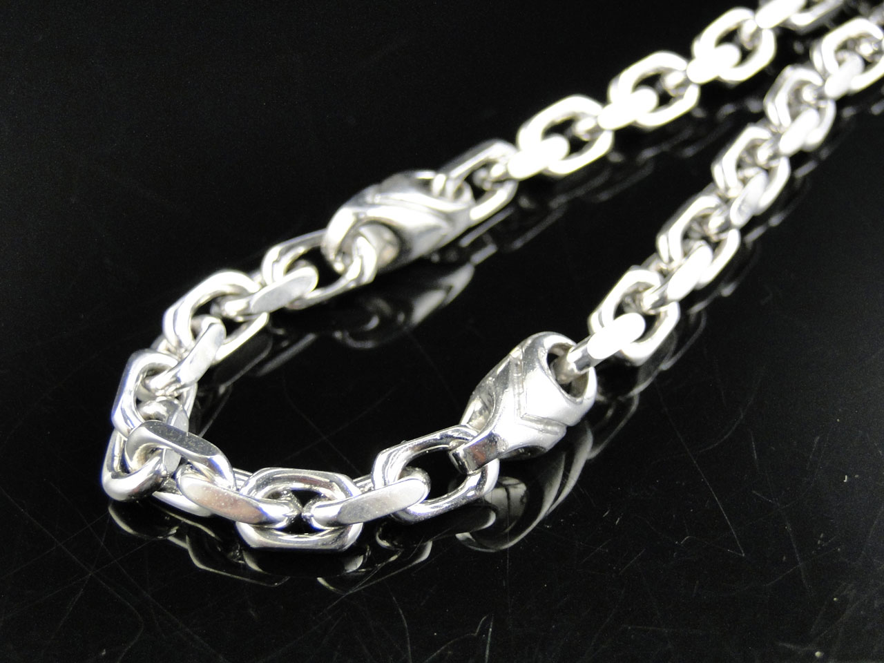 Heavy Italian Link chain in Sterling Silver (28 inch)