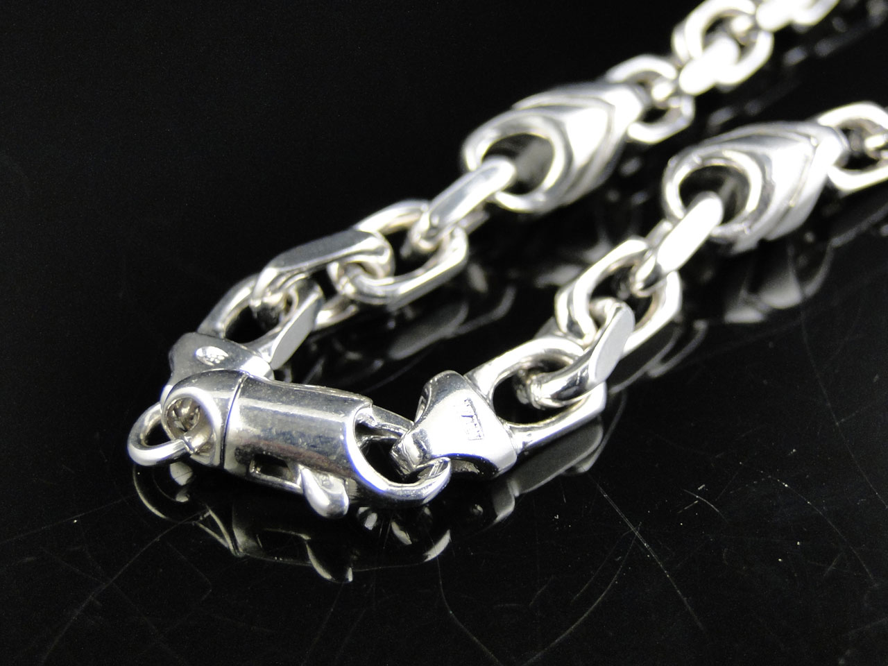 Heavy Italian Link chain in Sterling Silver (28 inch)