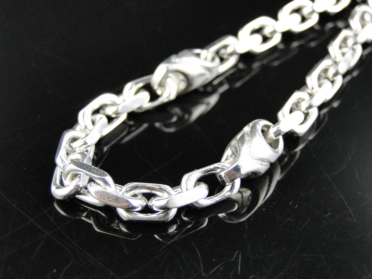 Heavy Italian Link chain in Sterling Silver (28 inch)