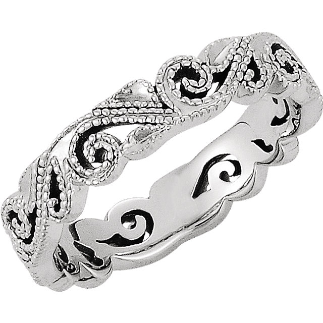 Sterling Silver 4.5mm Band 6.5